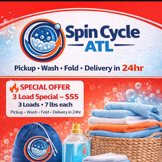 Laundry Pick up & Delivery Serving Metro Atlanta